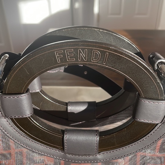 Fendi Runaway FF Mesh and Leather Bag - Picture 5 of 12